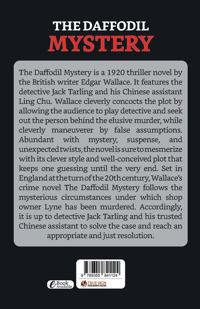 Weitere Ansicht: The Daffodil Mystery | Edgar Wallace