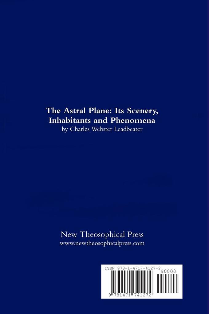 Weitere Ansicht: The Astral Plane | Charles Webster Leadbeater