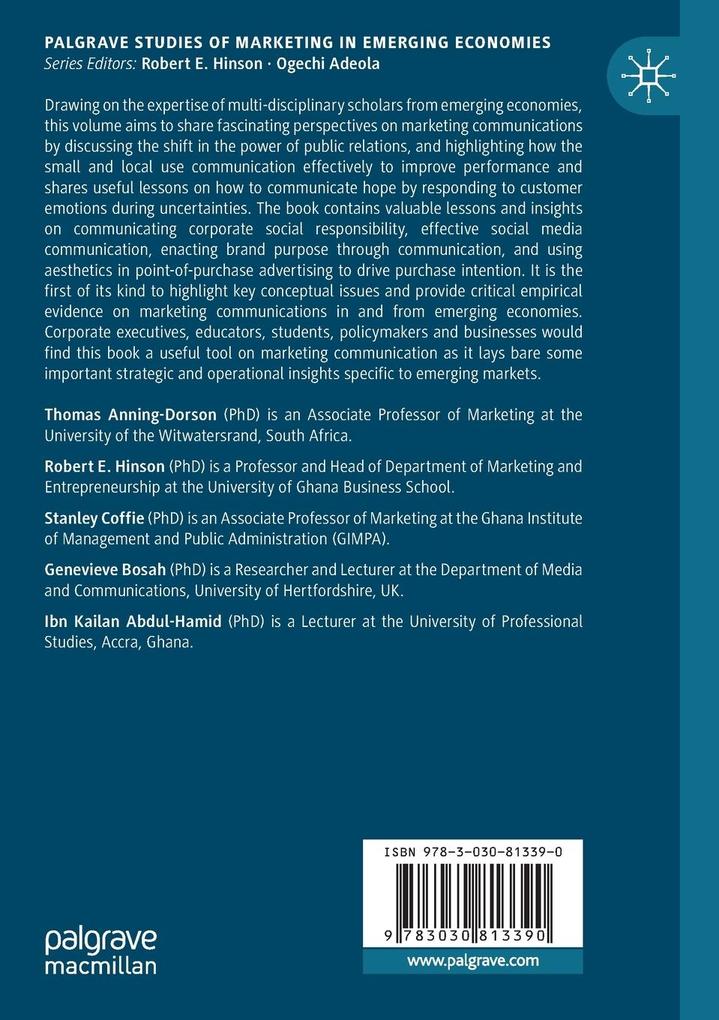 Weitere Ansicht: Marketing Communications in Emerging Economies, Volume II