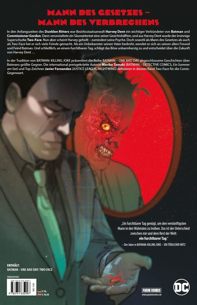 Weitere Ansicht: Batman - One Bad Day: Two-Face | Mariko Tamaki, Javier Fernandez