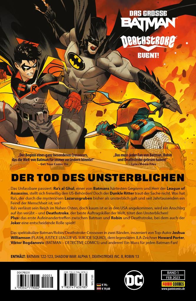Weitere Ansicht: Batman: Shadow War | Joshua Williamson, Trevor Hairsine, Viktor Bogdanovic, Howard Porter, Paolo Pantalena