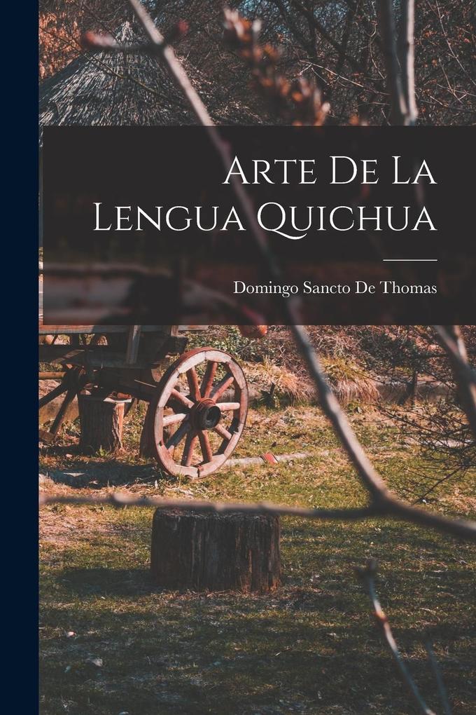 Produktbild: Arte De La Lengua Quichua | Domingo Sancto De Thomas