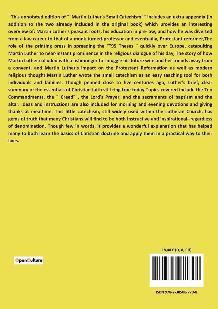 Weitere Ansicht: The Small Catechism | Martin Luther