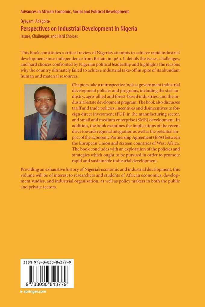 Weitere Ansicht: Perspectives on Industrial Development in Nigeria | Oyeyemi Adegbite