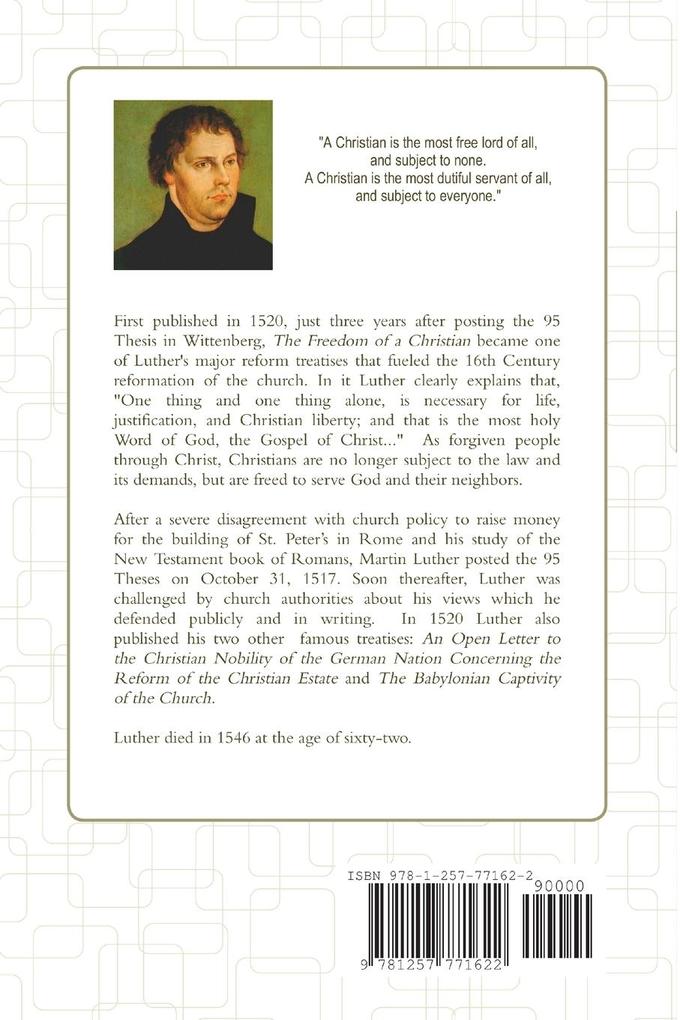 Weitere Ansicht: The Freedom of a Christian | Martin Luther