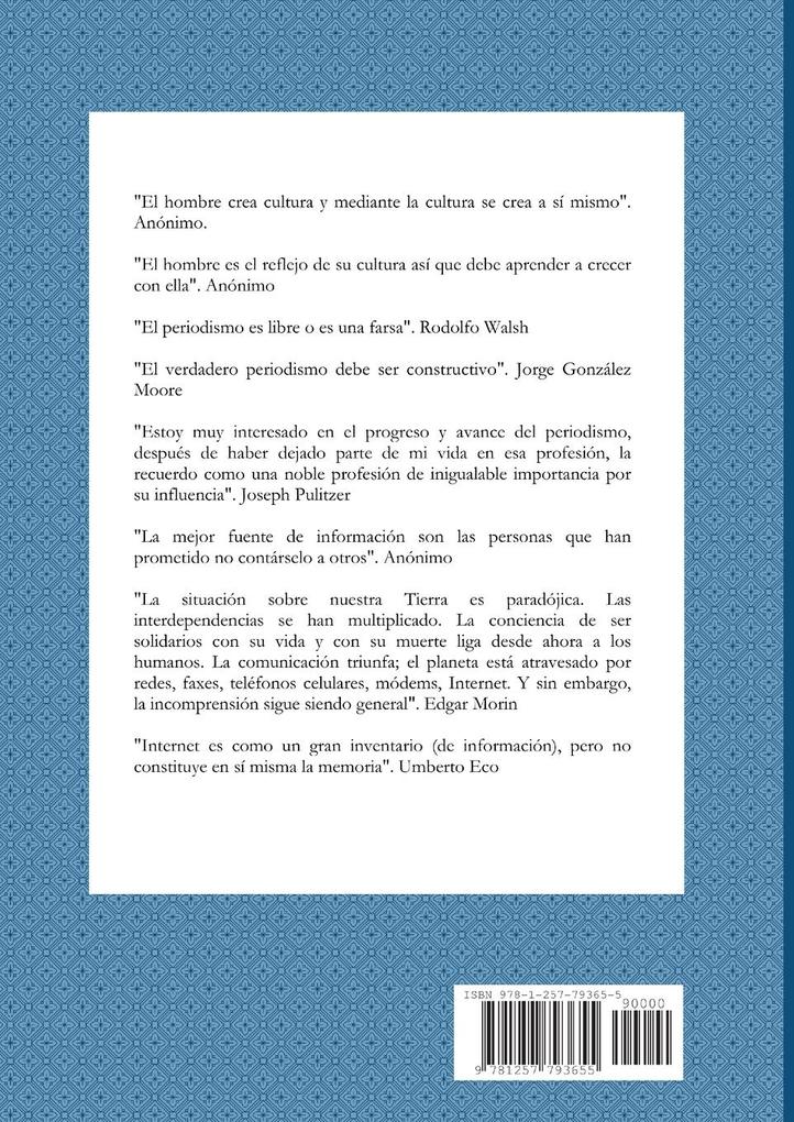 Weitere Ansicht: Nociones de cibercultura y periodismo | Claudio Ariel Clarenc