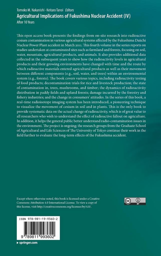 Weitere Ansicht: Agricultural Implications of Fukushima Nuclear Accident (IV)