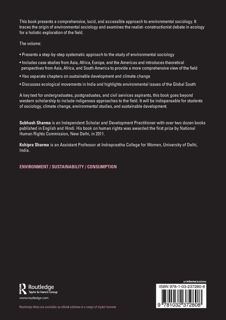Weitere Ansicht: Environment and Society | Subhash Sharma, Kshipra Sharma
