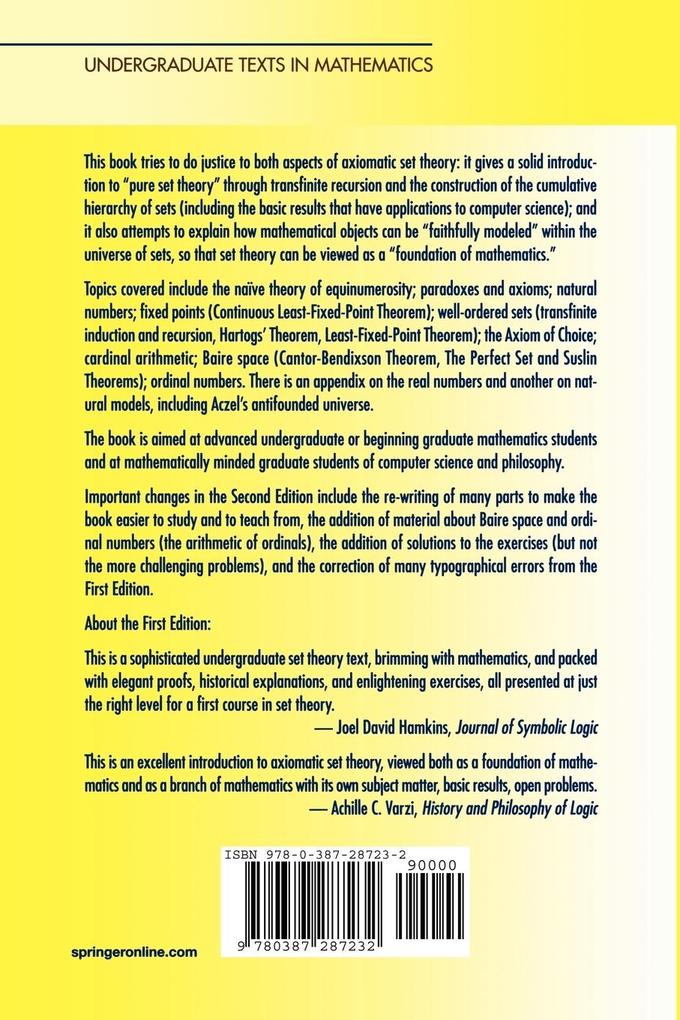 Weitere Ansicht: Notes on Set Theory | Yiannis Moschovakis