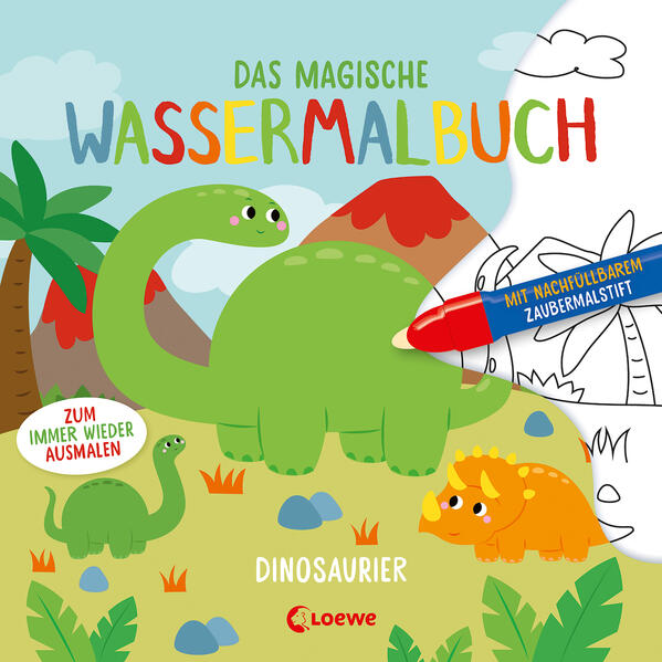 Produktbild: Das magische Wassermalbuch - Dinosaurier