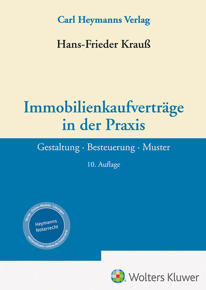 Produktbild: Immobilienkaufverträge in der Praxis | Hans-Frieder Krauß