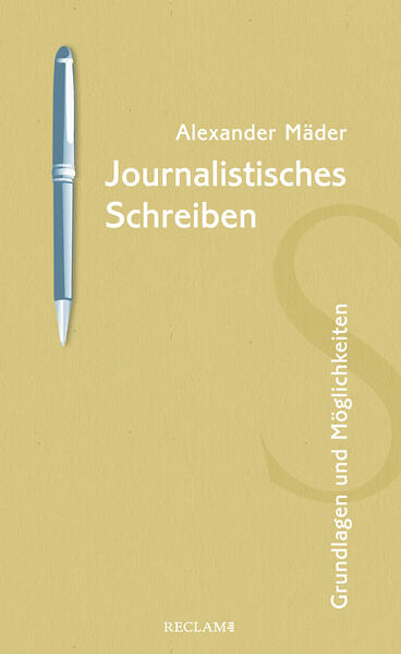 Produktbild: Journalistisches Schreiben | Alexander Mäder