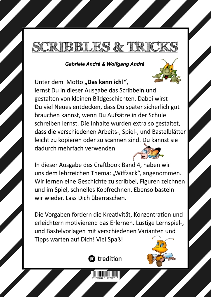 Weitere Ansicht: CRAFTBOOK - BASTELN - GESCHICHTEN SCRIBBELN - LERNEN - MALEN - SPIELEN - TRICKS & TIPPS | Gabriele André, Wolfgang André