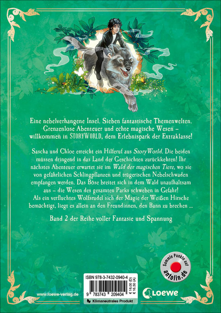 Weitere Ansicht: StoryWorld (Band 2) - Im Wald der Silberwölfe | Sabrina J. Kirschner