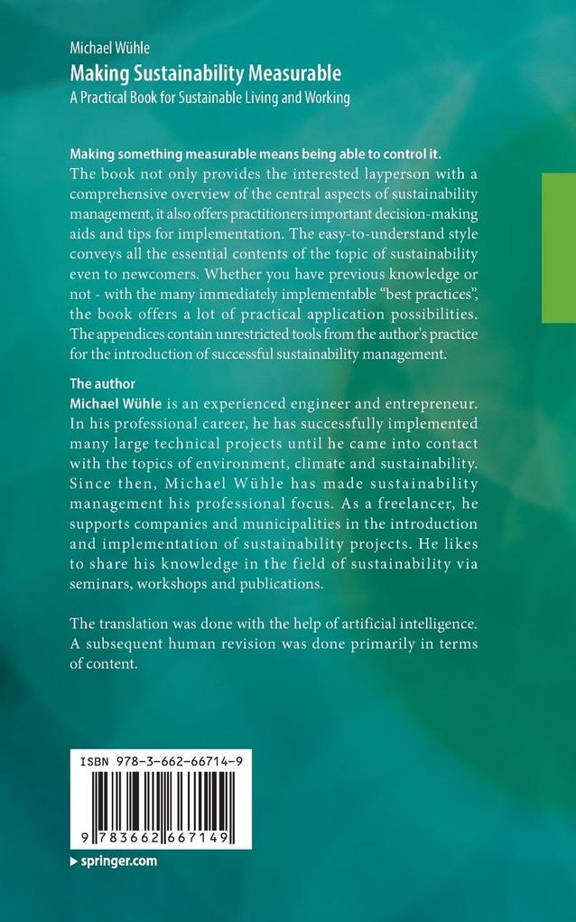 Weitere Ansicht: Making Sustainability Measurable | Michael Wühle