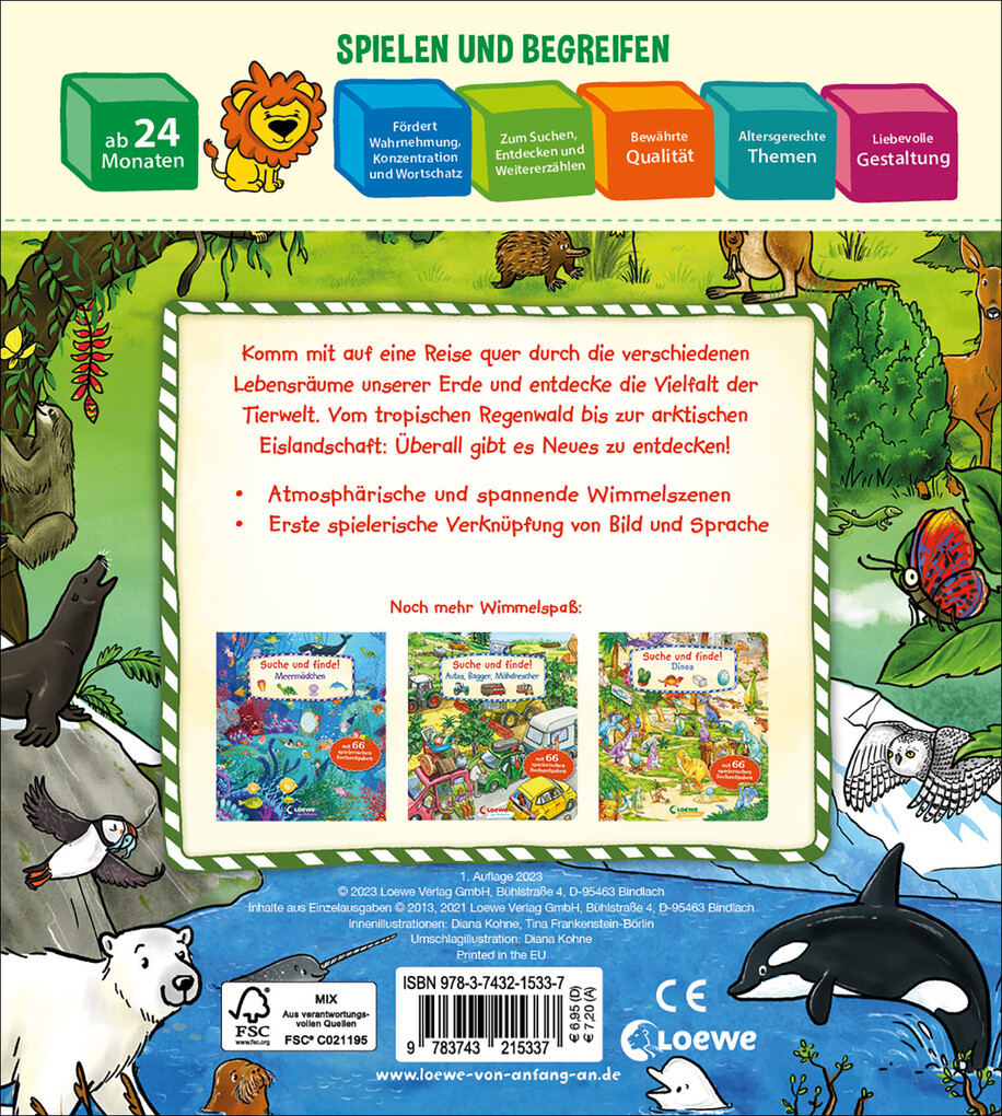 Weitere Ansicht: Suche und finde! - Wilde Tiere