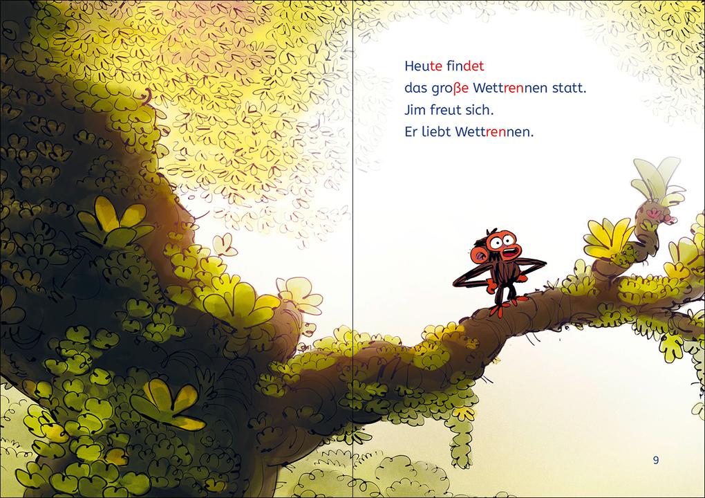 Weitere Ansicht: Leselöwen 1. Klasse - Jim ist mies drauf - Fertig, los ... Banane! | Suzanne Lang