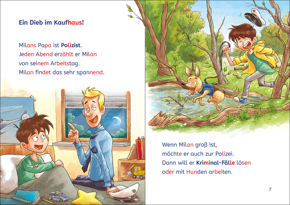 Weitere Ansicht: Leselöwen 1. Klasse - Ein spannender Fall für die Polizei | Amelie Benn