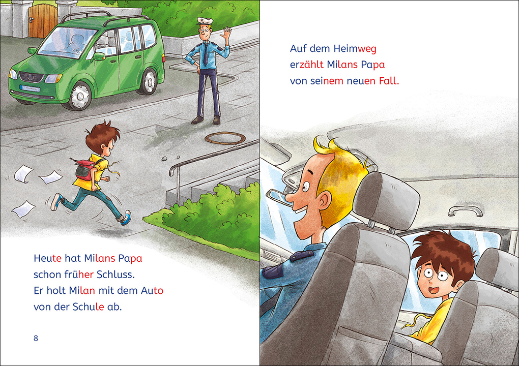 Weitere Ansicht: Leselöwen 1. Klasse - Ein spannender Fall für die Polizei | Amelie Benn