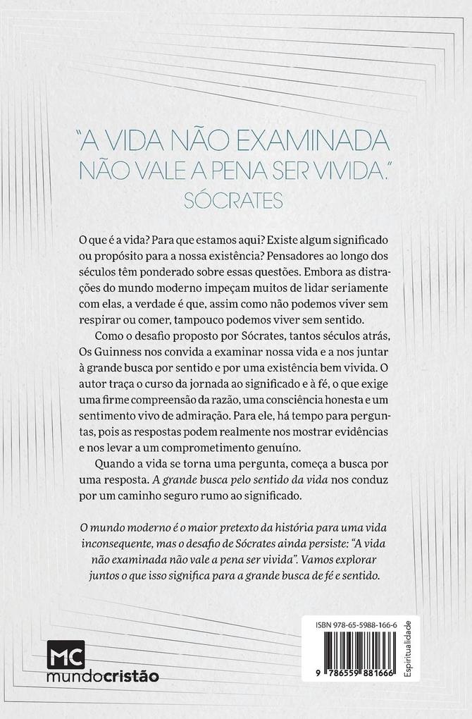 Weitere Ansicht: A grande busca pelo sentido da vida | Os Guinness