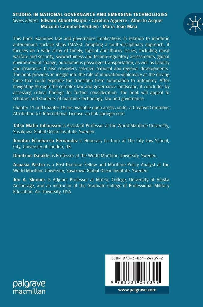 Weitere Ansicht: Autonomous Vessels in Maritime Affairs