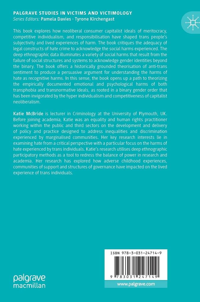 Weitere Ansicht: Trans Individuals Lived Experiences of Harm | Katie McBride