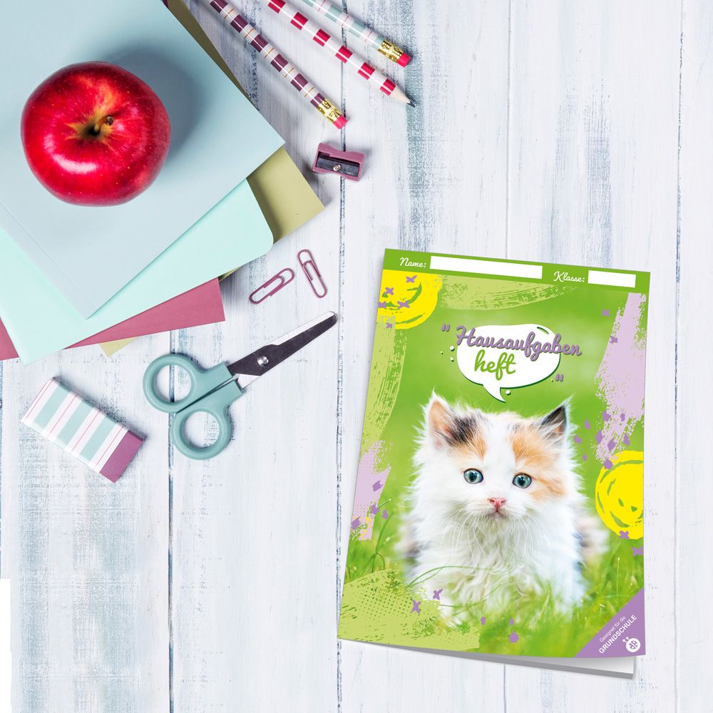 Weitere Ansicht: Trötsch Hausaufgabenheft Grundschule Katze