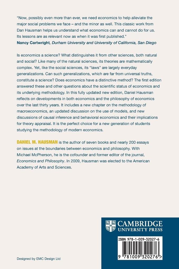 Weitere Ansicht: The Inexact and Separate Science of Economics | Daniel M. Hausman