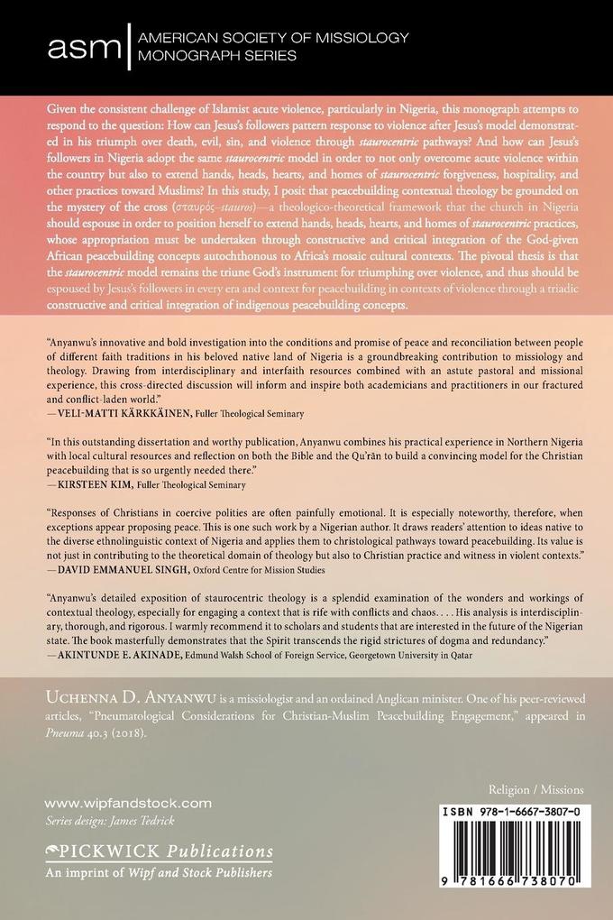 Weitere Ansicht: Pathways to Peacebuilding | Uchenna D. Anyanwu