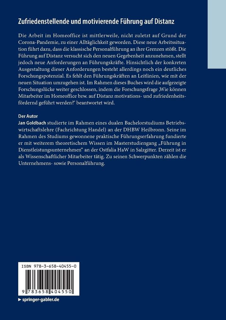 Weitere Ansicht: Zufriedenstellende und motivierende Führung auf Distanz | Jan Goldbach