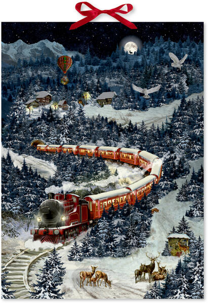 Produktbild: Wandkalender - Weihnachtsexpress in Winterlandschaft