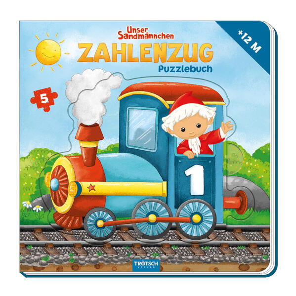 Produktbild: Trötsch Unser Sandmännchen Puzzlebuch Zahlenzug Puzzlebuch