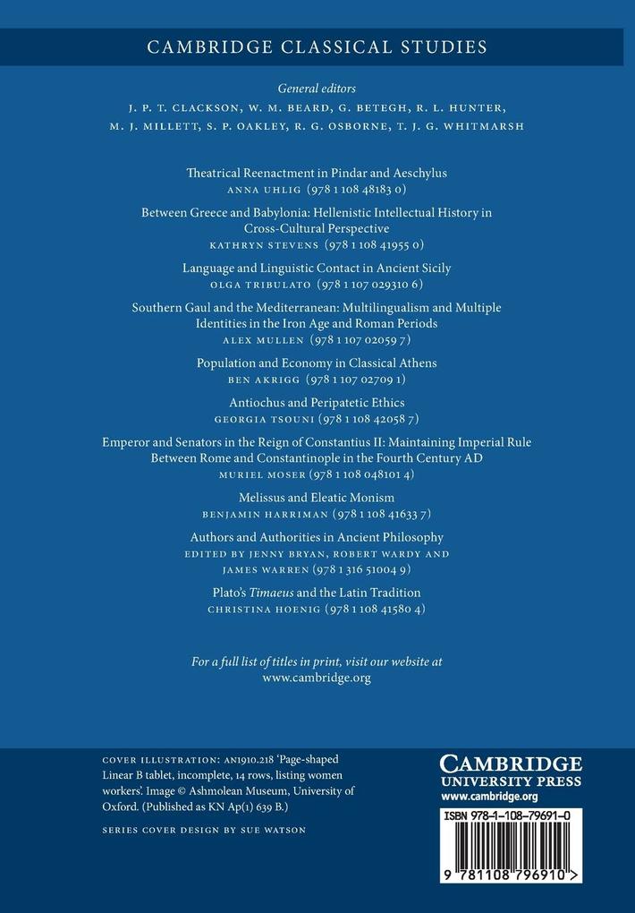 Weitere Ansicht: The Undeciphered Signs of Linear B | Anna Penelope Judson