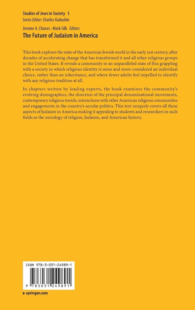 Weitere Ansicht: The Future of Judaism in America