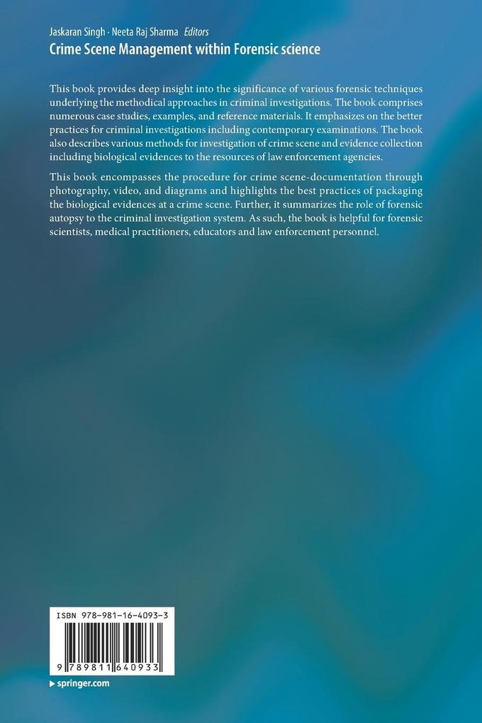 Weitere Ansicht: Crime Scene Management within Forensic science