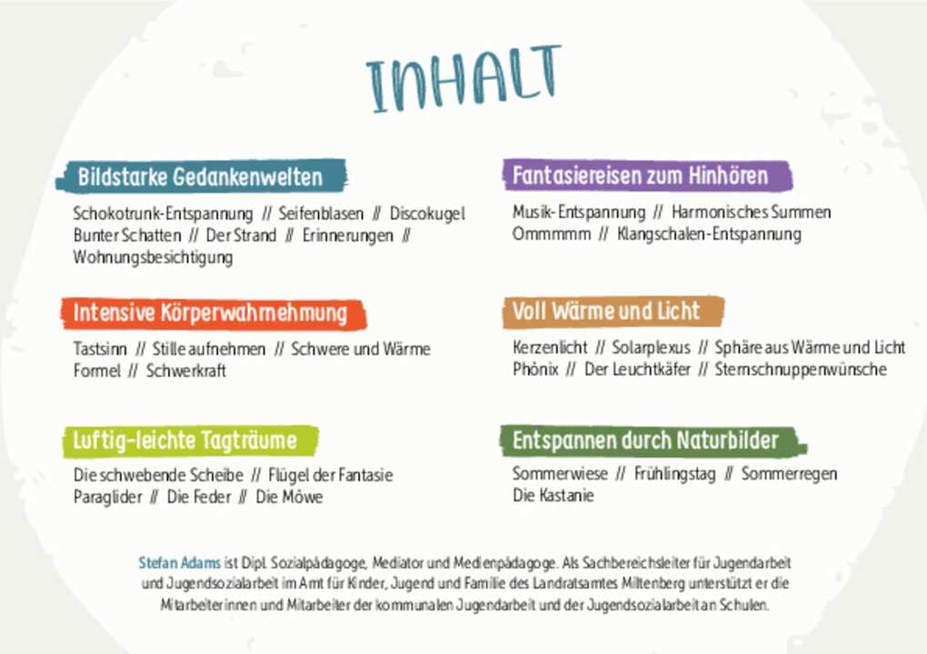 Weitere Ansicht: 30 Fantasiereisen und Entspannungsübungen | Stefan Adams