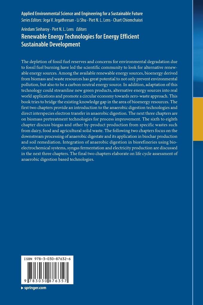 Weitere Ansicht: Renewable Energy Technologies for Energy Efficient Sustainable Development