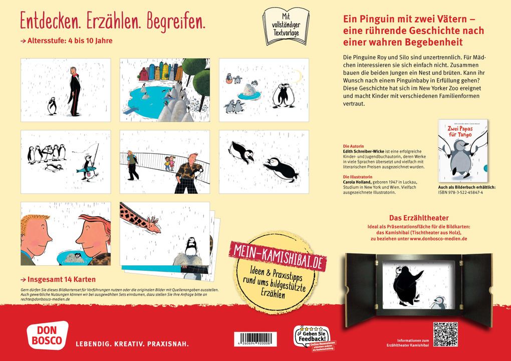 Weitere Ansicht: Zwei Papas für Tango. Kamishibai Bildkartenset | Edith Schreiber-Wicke