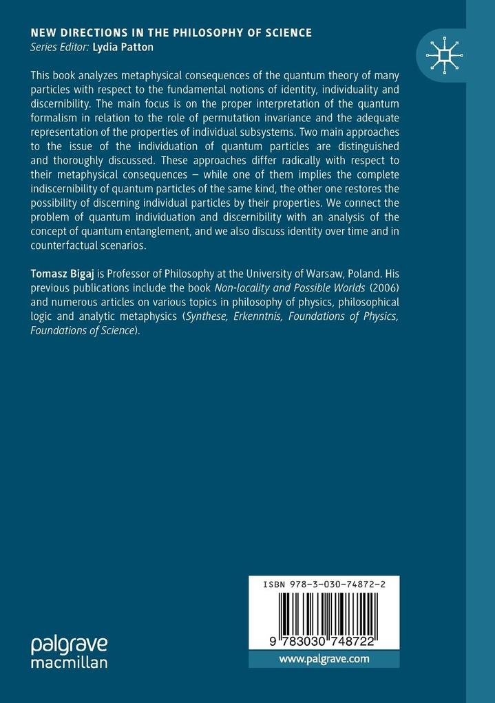 Weitere Ansicht: Identity and Indiscernibility in Quantum Mechanics | Tomasz Bigaj