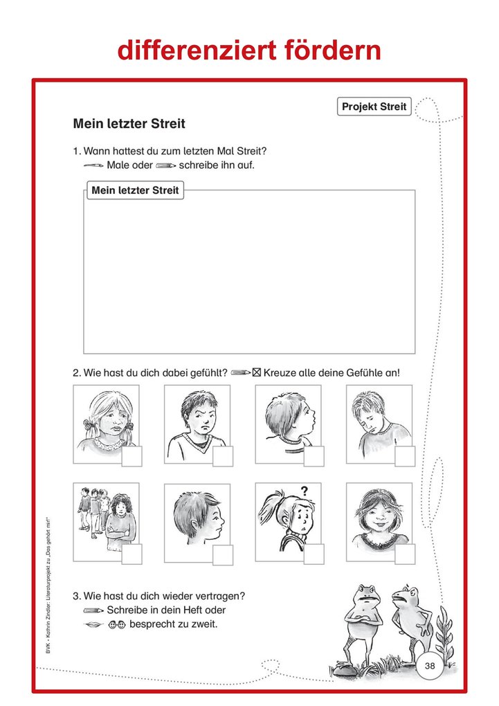 Weitere Ansicht: Literaturprojekt zu Das gehört mir! | Kathrin Zindler