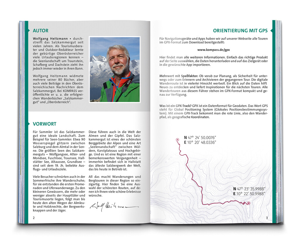Weitere Ansicht: KOMPASS Wanderführer Salzkammergut, 60 Touren mit Extra-Tourenkarte | Wolfgang Heitzmann