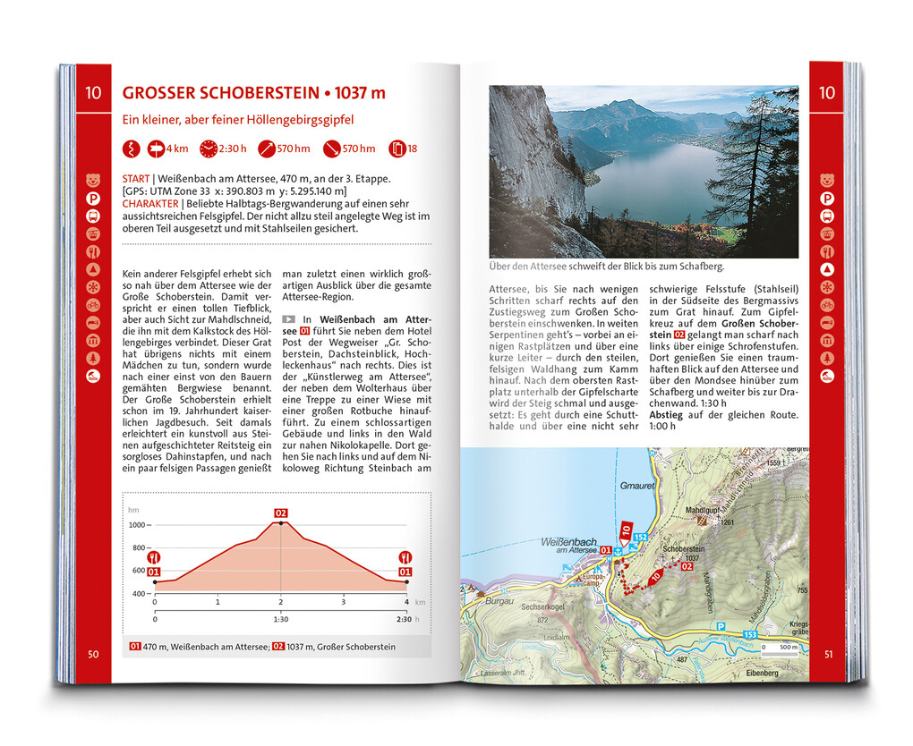 Weitere Ansicht: KOMPASS Wanderführer Salzkammergut, 60 Touren mit Extra-Tourenkarte | Wolfgang Heitzmann