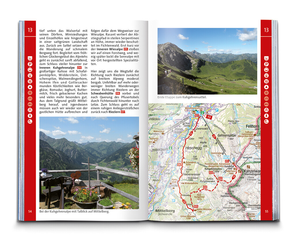 Weitere Ansicht: KOMPASS Wanderführer Kleinwalsertal, 35 Touren mit Extra-Tourenkarte | Brigitte Schäfer