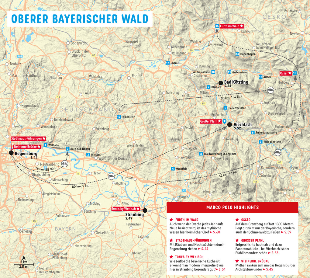 Weitere Ansicht: MARCO POLO Reiseführer Bayerischer Wald | Sandra Kathe, Christine Pierach