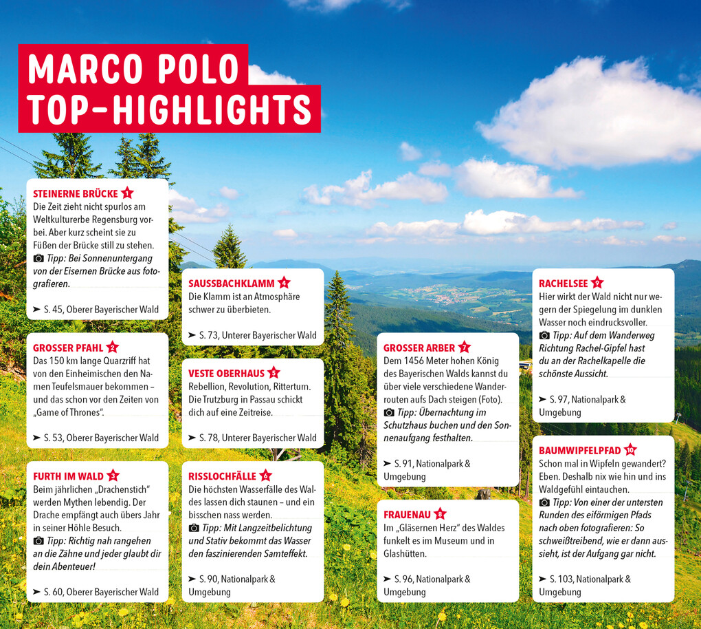 Weitere Ansicht: MARCO POLO Reiseführer Bayerischer Wald | Sandra Kathe, Christine Pierach