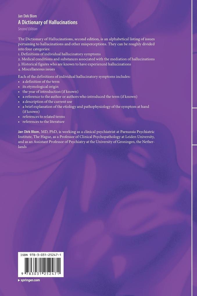 Weitere Ansicht: A Dictionary of Hallucinations | Jan Dirk Blom