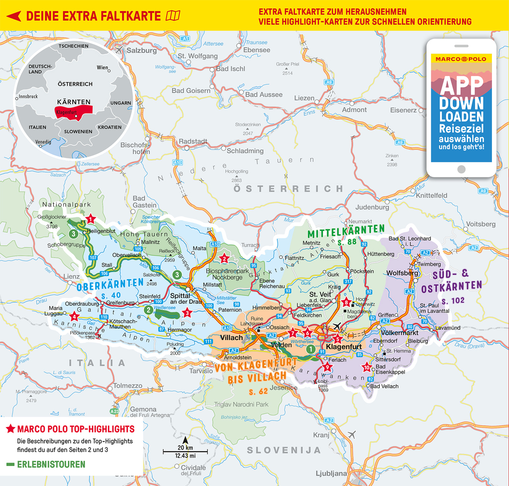 Weitere Ansicht: MARCO POLO Reiseführer Kärnten | Bernd Radler, Horst Ebner, Wolfgang Fercher