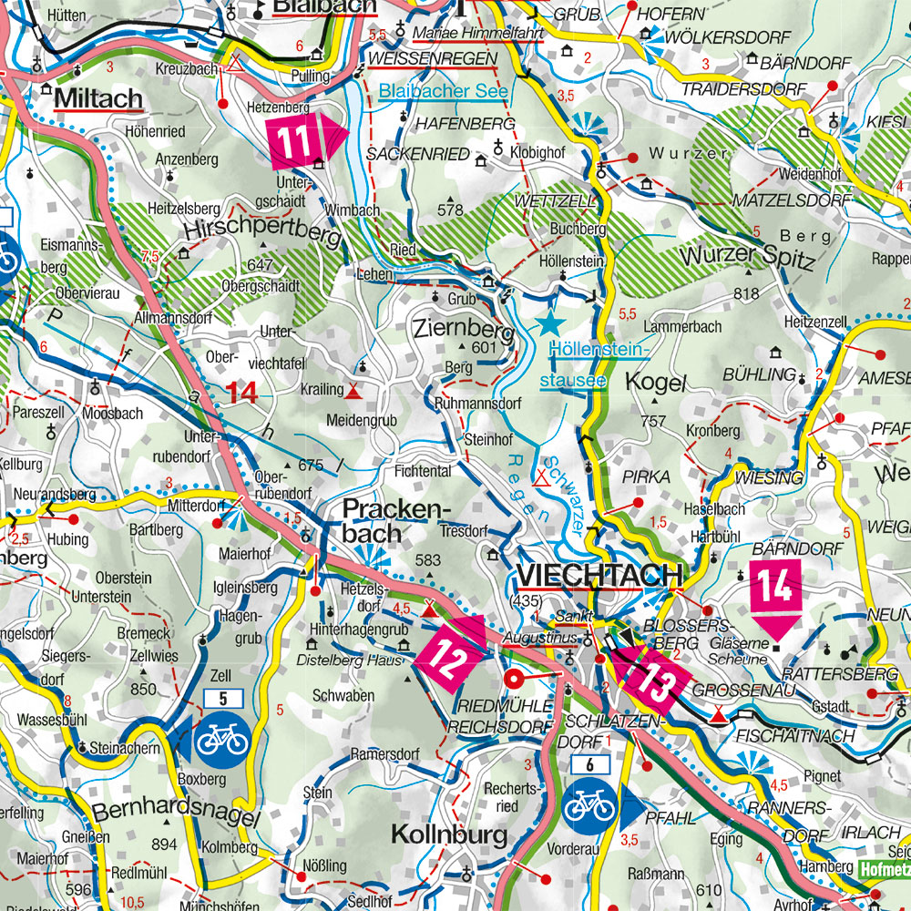 Weitere Ansicht: MARCO POLO Freizeitkarte 37 Bayerischer Wald 1:110.000