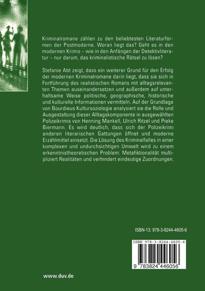Weitere Ansicht: Soziale Enquête im aktuellen Kriminalroman | Stefanie Abt