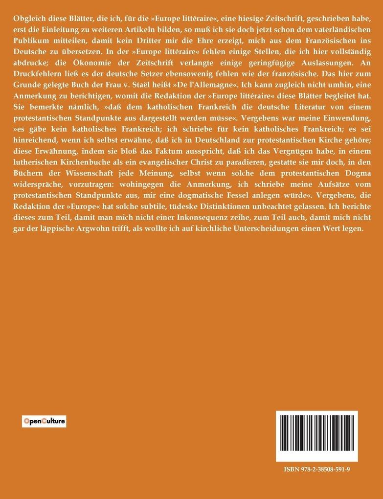 Weitere Ansicht: Essays I | Heinrich Heine